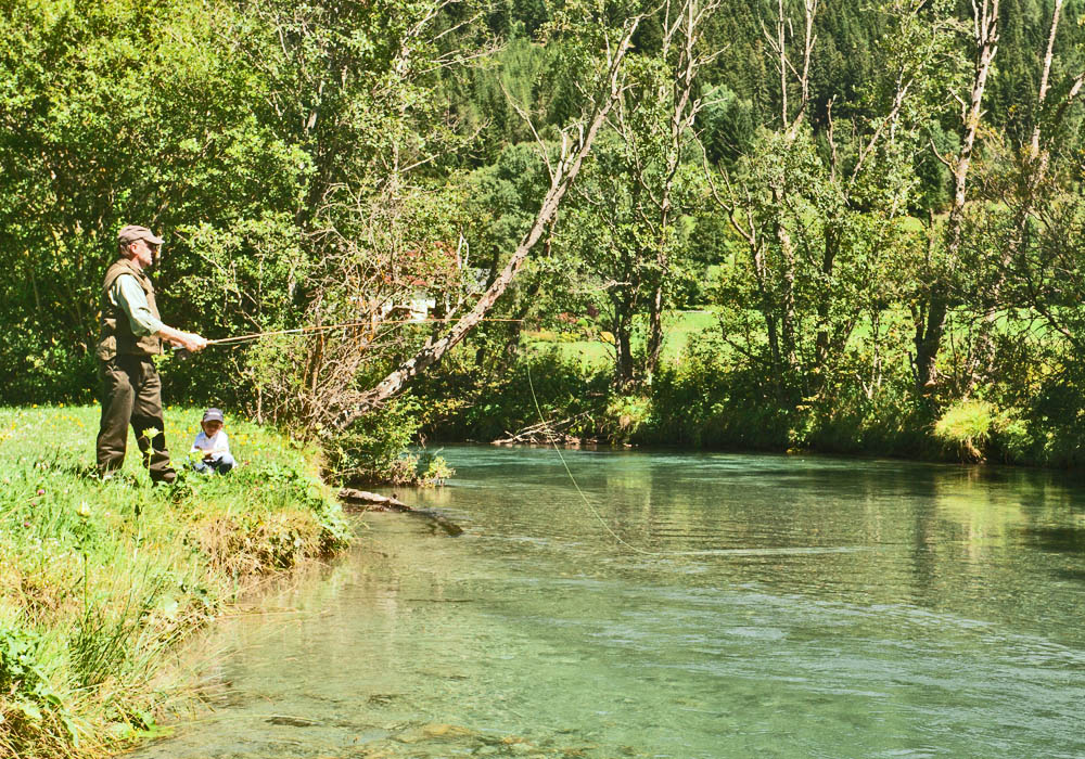 Fliegenfischen an der Longa